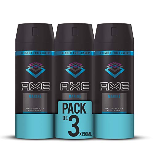 Axe- Deodorante Acquamarina 150 ml (Paquete de 3)