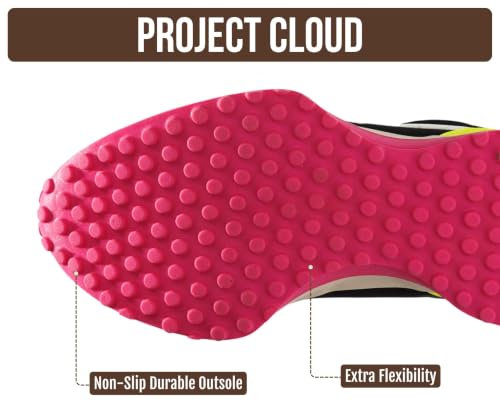 Image of Project Cloud Trendy Fashion Sneakers for Women 2026 - Memory Foam and Non-Slip Comfortable Casual Ladies Shoes for Womens Fashion Sneakers - Lightweight Lace-up Shoes (Lecco)
