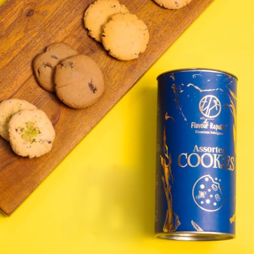 Image of CraftVatika Holi Colour Gift Hamper, Holi Gulal Color Shade 5, 400g Organic Colour Gift Combo, Safe Color with Cookies, gifts For Family and Friends, Festival Return Gifting