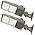JC-LGL 300W LED Parking Lot Light 2Pack, LED Shoebox Light with 42000LM 5000K Daylight, IP65 Waterproof Dusk to Dawn Parking Lot Light with Arm, Dimmable Area Light for Parking Lot Sports Stadium