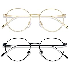 (2pack)gold+black | Anti-blue Light Lens