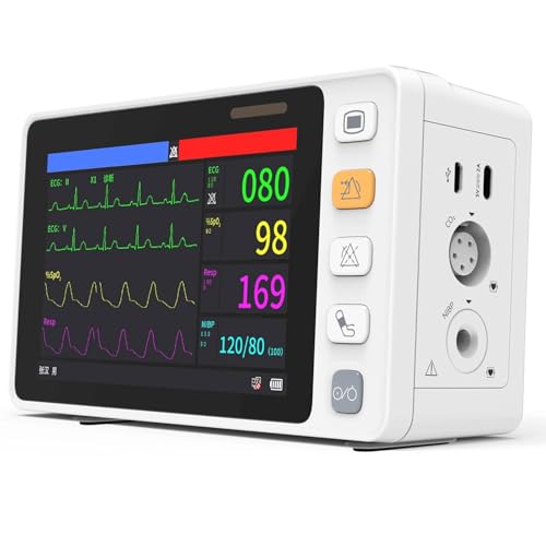 image for CONTEC Veterinary Machine Multi 6 Parameters Patient Monitor for Cats 