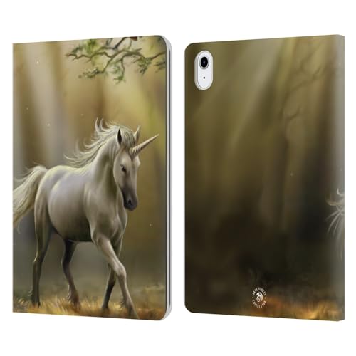 Funda de cuero Anne Stokes Unicornio para iPad Air 2020