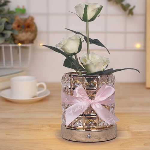 Lampe Rose à 3 couleurs éclairage romantique de table
