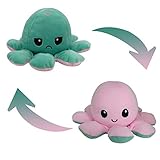 Peluche de Pulpo Muñeca Flip Octopus de Doble Cara, Lindo Pulpo Reversible Peluches Pulpo Juguetes Peluche Bonito Animal Marino de Peluche Reversible Pulpo Muñeca para Niños, Familiares, Amigos. 12#