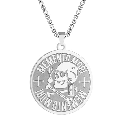 Collier crâne steampunk idéal pour afficher un look rock au quotidien