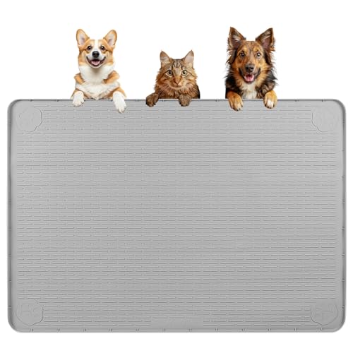 Bartuke Dog Food Mat, Extra Large 40