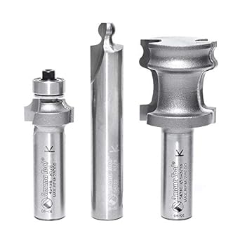 Amana Tool 54314 3-Piece Carbide Tipped Tambour Door/Applian