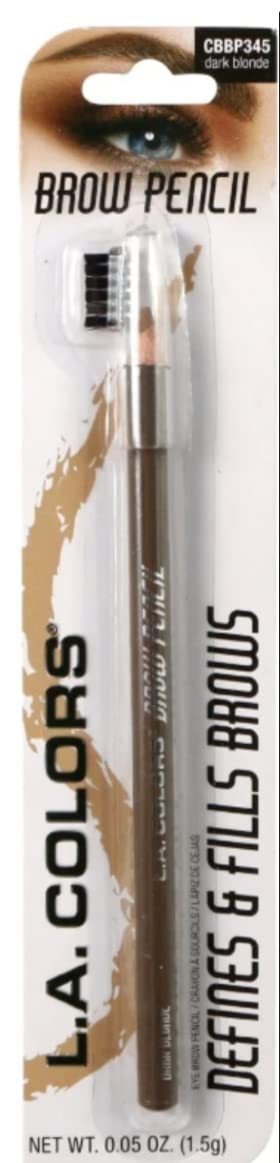Amazon.com : LA Colors Defines & Fills Brow Pencil, Dark Blonde