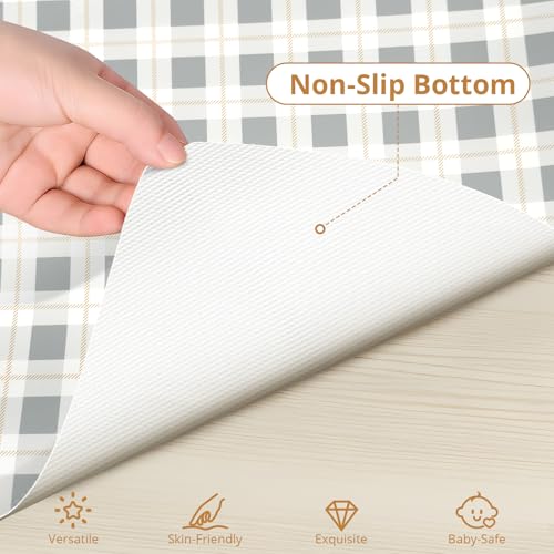 Image of LovePads Skin-Friendly Table Protector 36 x 60 Inch, Thick Plastic Table Cover, Table Protector for Dining Room Table, Vinyl Tablecloth Desk Pad Mat for Kitchen, Dresser, Writing Desk, 24h Oil-Poof