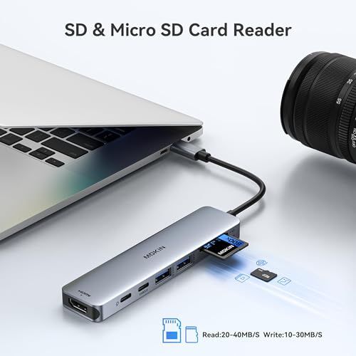 MOKiN USB C Hub HDMI Adapter Dongle for MacBook/Dell/HP/Lenovo Laptop - Image 7