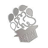 NVOQILIN Fustelle da taglio in acciaio al carbonio a forma di scatola regalo a forma di pa...