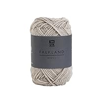 Amazon.co.jp: 横田 DARUMA フォークランドウール 毛糸 極太 col.1