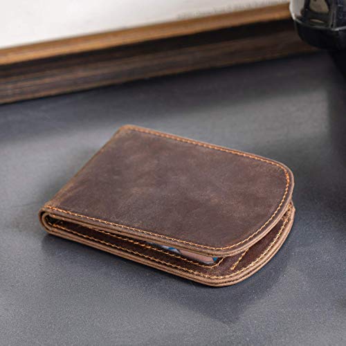 Polare Slim Curve Front Pocket RFID Blocking Italian Real Leather Bifold Wallet for Men4