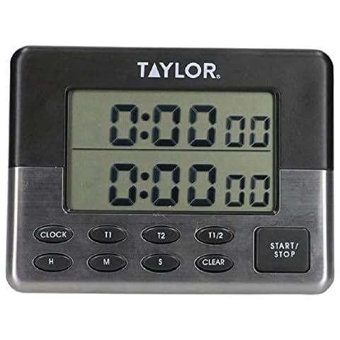 Taylor TYPTIM100DUAL Pro Digital Dual Kitchen Timer Cover