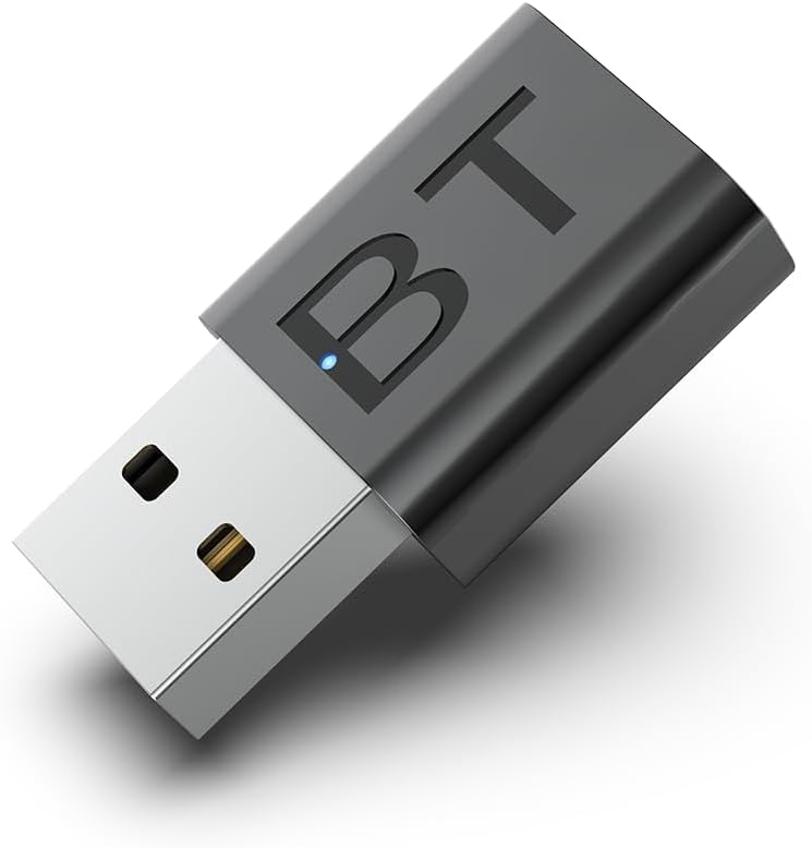 USB Bluetooth Receiver Adapter, 2-in-1 USB Bluetooth 5.4 Audio Receiver, Wireless Music Adapter for Car Stereo/Home System, Portable Speakers, Includes 3.5mm Cable