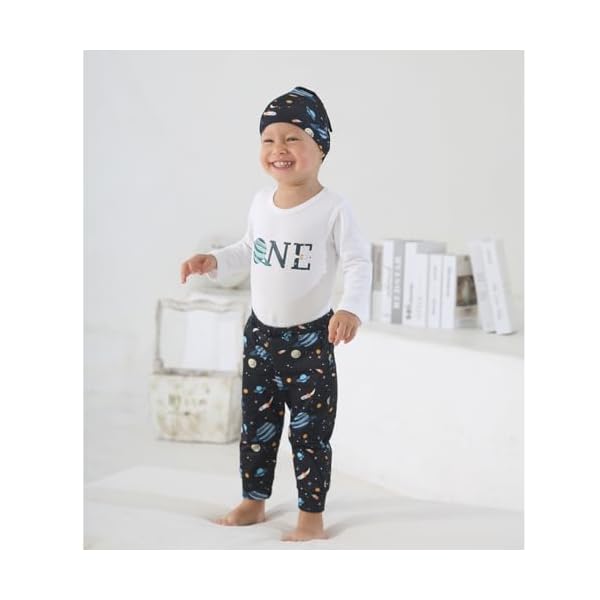 Baby Boy 1st Birthday Outfit Infant Boy First Birthday Clothes Boy Astronauts Cake Smash Bodysuit