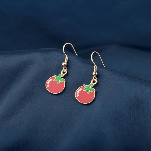 Tomato Earrings Jewelry Gift Tomato Gift For Women Tomato Foodie Present Vegetarians Plant Gifts2