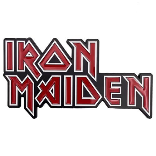 Imán de esmalte logo Iron Maiden