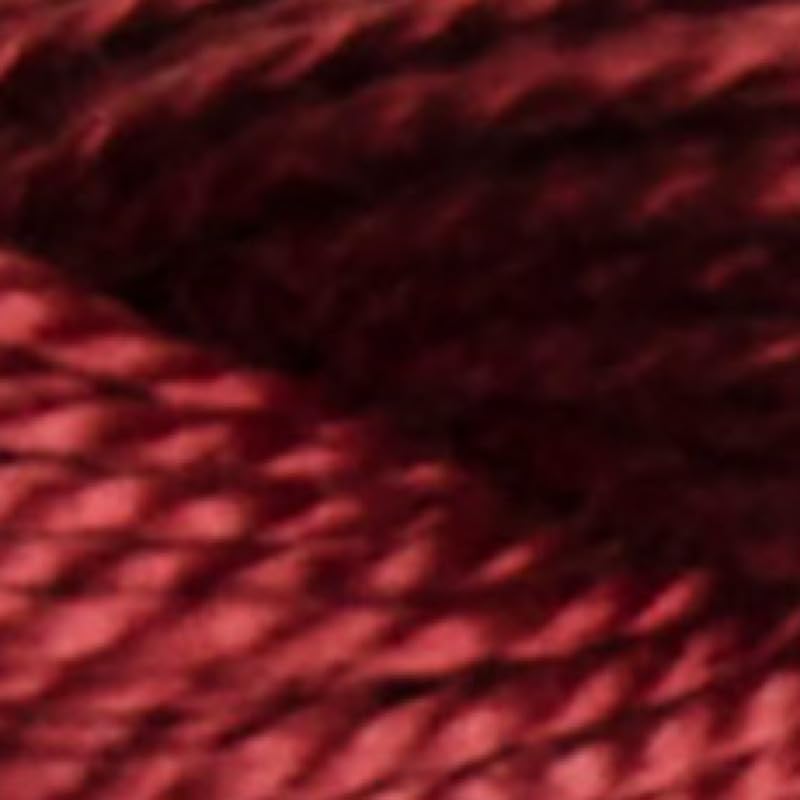 Hilo de algodón perlado DMC 115, tamaño 5, color rosa concha muy oscuro miniatura 2