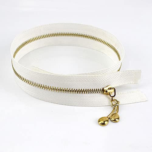 Cremalleras, kit de reparación de cremalleras, 2/5 piezas 3# Cremallera de metal con bloqueo automático 15/18/20/25/30/40/50/60/70 cm Cremallera cerrada y abierta for bolsas de coser Cartera de bolsil