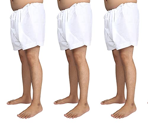 Image of BISMAADH Organic Soft & Breathable Cotton Unisex Sikhi NADA Kachhera Pack of 3