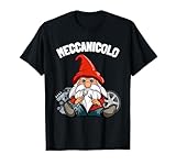 nano meccanicolo lavoro meccanico divertente elfo di natale maglietta