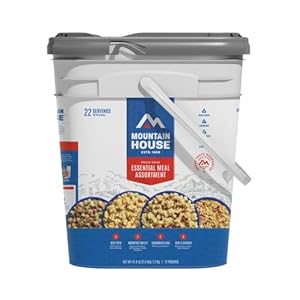 Mountain House Essential Eimer Gefriergetrocknetes Essen 22 Portionen