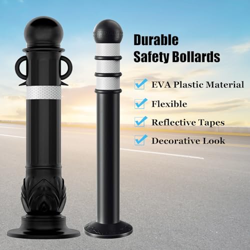 Panneau de signalisation plastique et barrière stationnement 80cm - 4