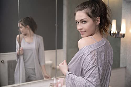 Tahari Soft Cozy Pajamas For Women, Women's Pajama Straight Leg Pant, Grey Fleur De Lis, Large, Gray And Pink Floral Birthday Gifts For Womens Pajama, Gifts For Mom, Large #TOP7