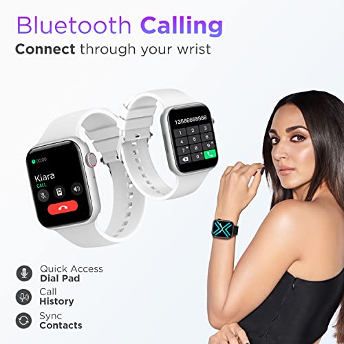 Image of Fire-Boltt Ring Plus 1.91 inch Bluetooth Calling Smartwatch Largest Full Touch Display & Full Metal Body, AI Voice, Over 100 Sports Modes, SpO2, Heart Rate Tracking