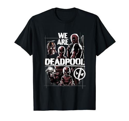 Marvel Deadpool & Wolverine We Are Deadpool Group Shot T-Shirt