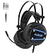 ALWUP A9 Xbox One Headset, PS4 Gaming Headset with Mic, PC Game Headphones with Microphone for Gamer Playstation 4 Xbox 1 S & X Nintendo Switch Computer Laptop of Stereo Surround Sound, Deep Ear Pads
