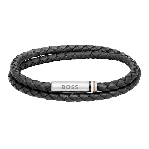 BOSS Jewelry Lederarmband für Herren Kollektion ARES