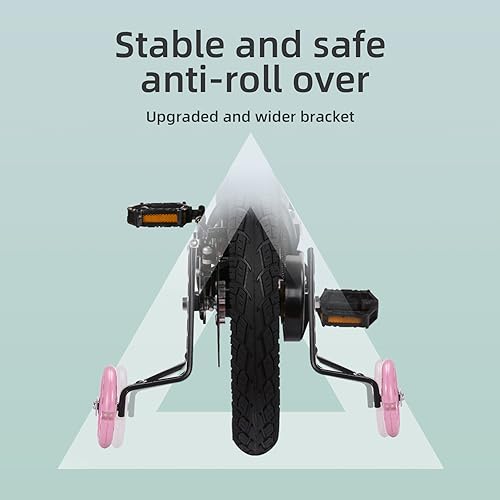 image for TAYIZOO bicycle training wheels for bikes of 12 14 16 18 20 Inch bike,