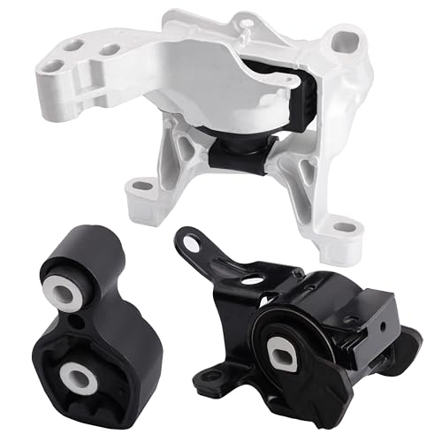 QRYIPPDM Engine Motor & Transmission Mount Kit - Compatible with 2014-2018 Mazda 3 2.0L & 6 2.5L & CX-5 2.5L - 3-Piece Set A4446 A4438 A4439