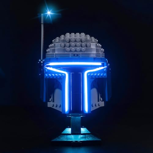 BrickBling LED Light Compatible with Lego Jango Fett Helmet 75408