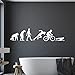 Adesivo da parete con motivo triathlon evoluzione