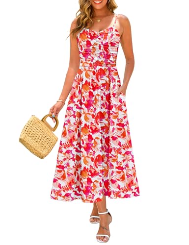 Annebouti Summer Spring Boho Maxi Sundresses for Women 2025 Casual