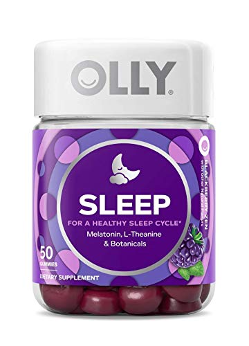 Olly Restful Sleep Healthy Sleep Cycle, Blackberry Zen, 50 Gummies (Pack of 2)
