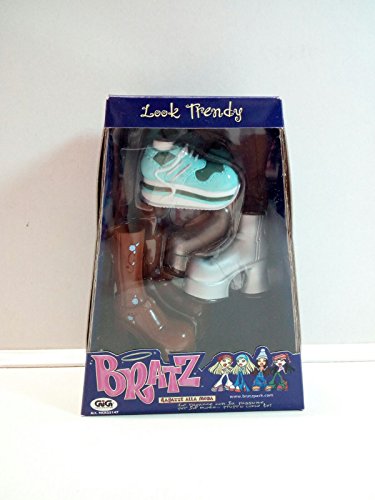 BRATZ - LOOK TRENDY - RAGAZZE ALLA MODA - STIVALETTI BASSI, SCARPE BLU, STIVALI ALTI