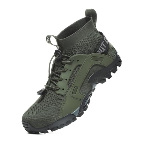 Mens Hiking Water Shoes Non-Slip Breathable Large Size Sock Sneakers Outdoor Sports Running Trekking Walking Shoes for Men4