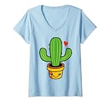 dibujos de cactus kawaii para colorear Bonito traje de cactus kawaii para los amantes de los cactus. Si te gustan los cactus y las suculentas, esta ropa trae una sonrisa a tu cara. Maceta de cactus verde con una cara sonriente y un diseño gráfico de corazón.