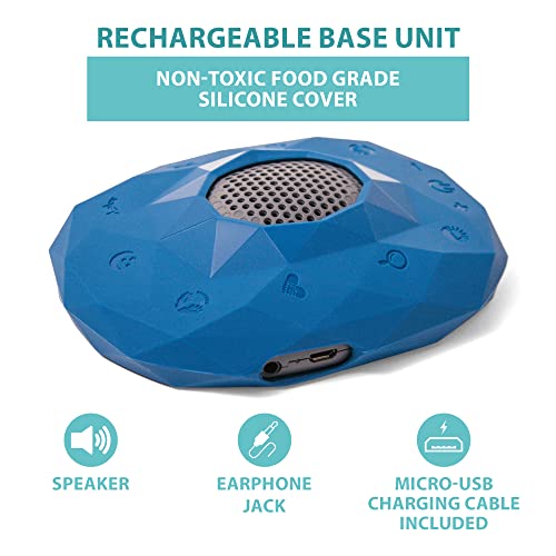 Zenimal Teen And Adult Meditation And Sleep Track Screen-Free Audio Player - Promotes Mindfulness, Includes 9 Audio Meditations, 60 Minutes Of Relaxing Music, Ocean Waves, And White Noise, Blue #TOP6