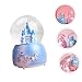 HOOTNEE Glowing Crystal Music Box Charming Castle Lights No Battery Required for Home Decor and for All Occasions