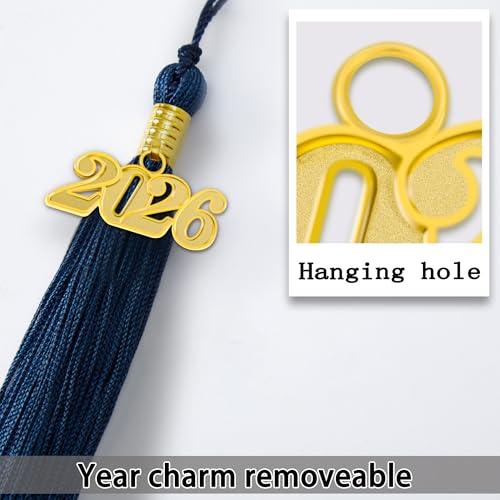 Image of 2026 Graduation Cap and Gown Matte Unisex for High School Bachelor | Heavyweight Matte Polyester, Zipper Closure, Adjustable Cap with 2026 Tassel, Sizes 39-60, Bulk Orders Available