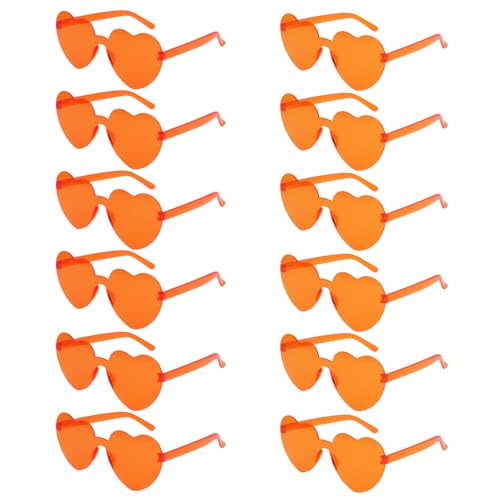 Image of Heart Sunglasses 12 /18 /24 Pcs Heart Shaped Glasses for Women Cute Funny Party Glasses Party Favors Accessories