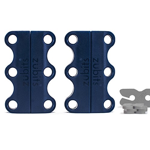 Zubits Solución de cordón magnético (cordones de seguridad) para hombre 1 - niños/ancianos Azul marino