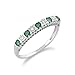 Imagen de Gemondo Emerald Anillo, 9 Ct Oro Blanco 0