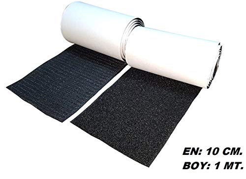 Self Adhesive Long Hook and Loop Strips with Adhesive Tape Nylon Fabric Fastener